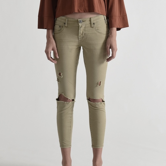 One Teaspoon Denim - One Teaspoon Freebirds Ripped Skinny Jeans